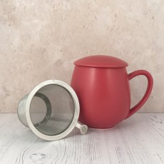 Zaara Herb Tea Mug Matt Berry Red 0.35L